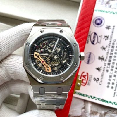 Copy Audemars Piguet Royal Oak  Mechanical Movement Black 41mm Watch